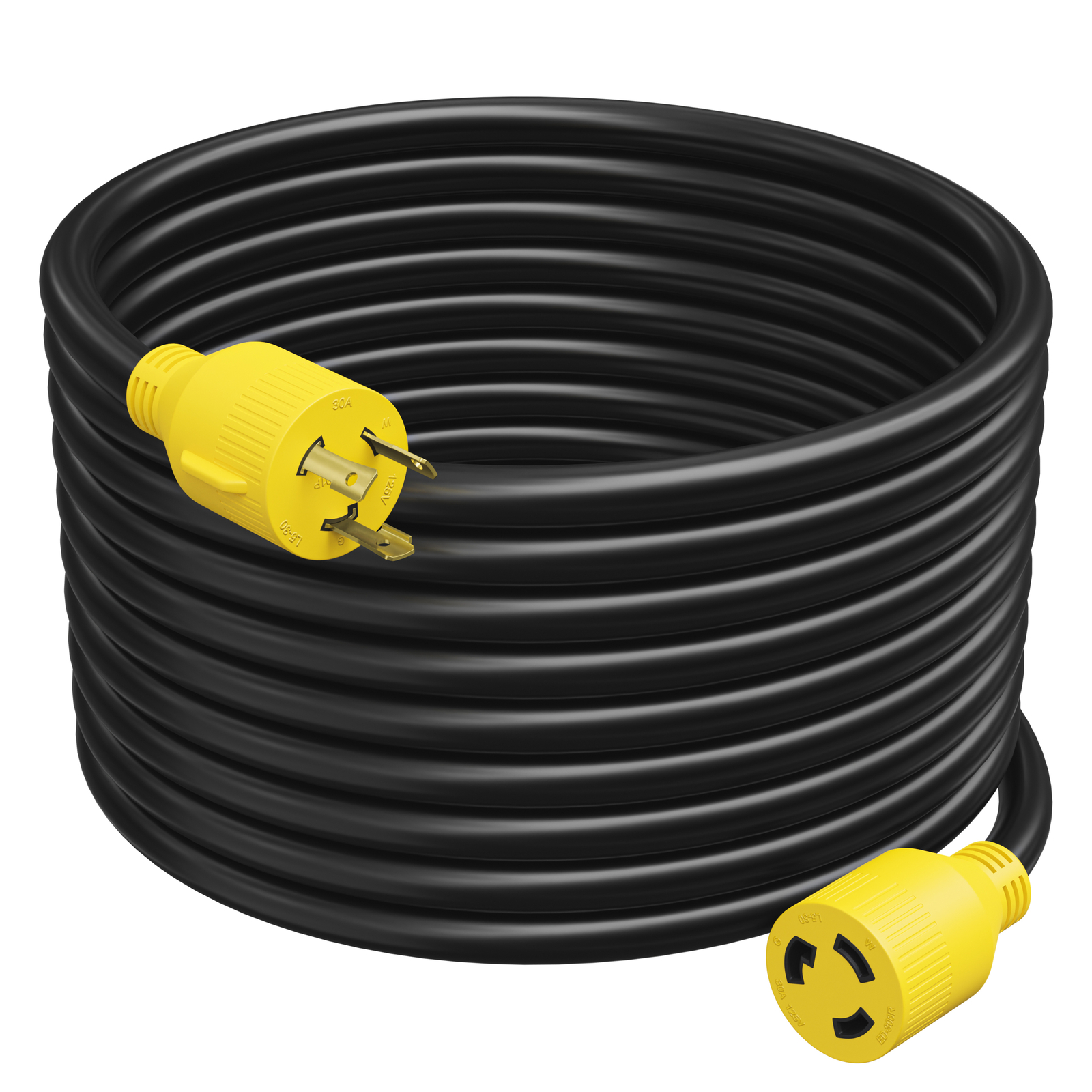 Leisure 30 Amp STW 125Volt 3 Prong Generator/Industrial Locking Extension Cord 5