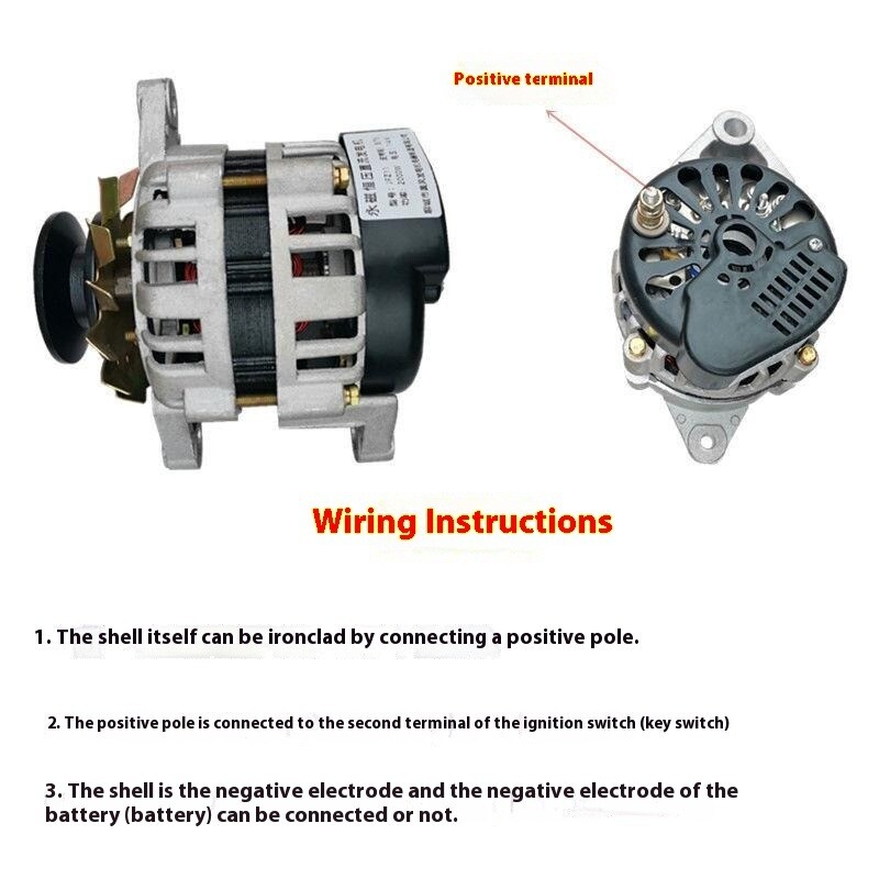 12V24V Permanent Magnet DC Constant Voltage Charging Generator with Lights