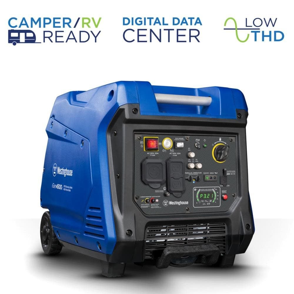 Westinghouse Outdoor Power 4,500 Watt Gas Powered 50-State Portable Inverter