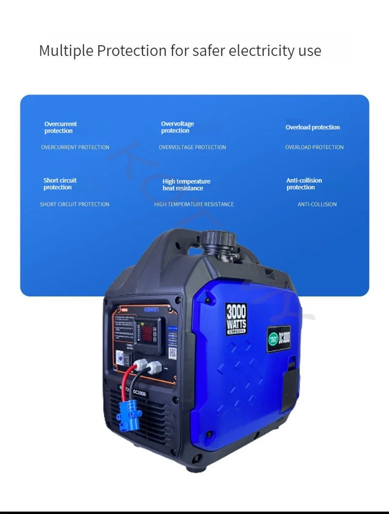 Parking Air Conditioner Automatic Gasoline Generator 24V Gasoline Motor