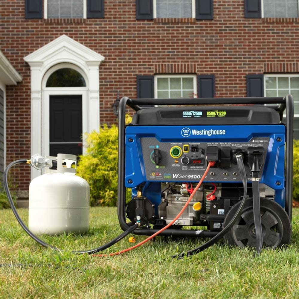 Westinghouse Outdoor Power 9,500 Watt Dual Fuel 49-State Portable Generator