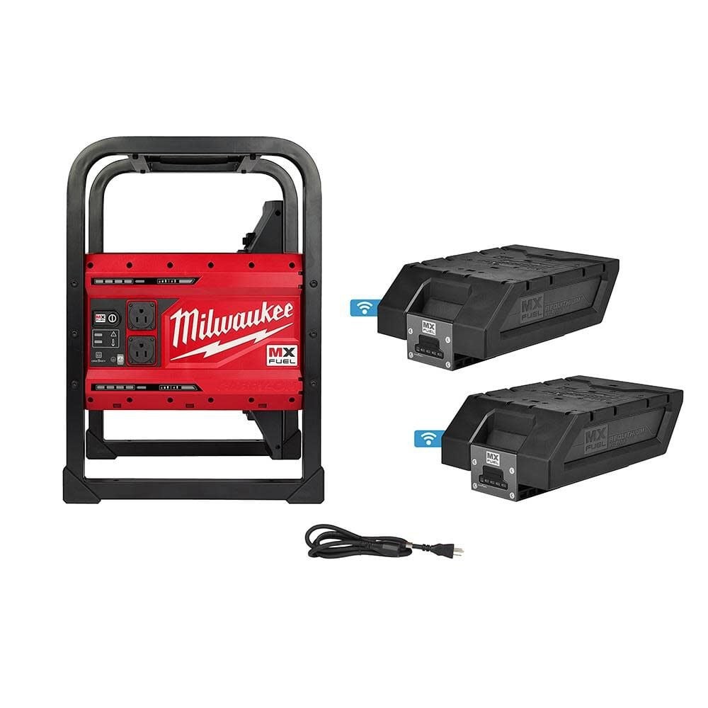 Milwaukee Mx Fuel Carry-On 3,600 Watt Lithium-Ion 2 Battery Portable Power