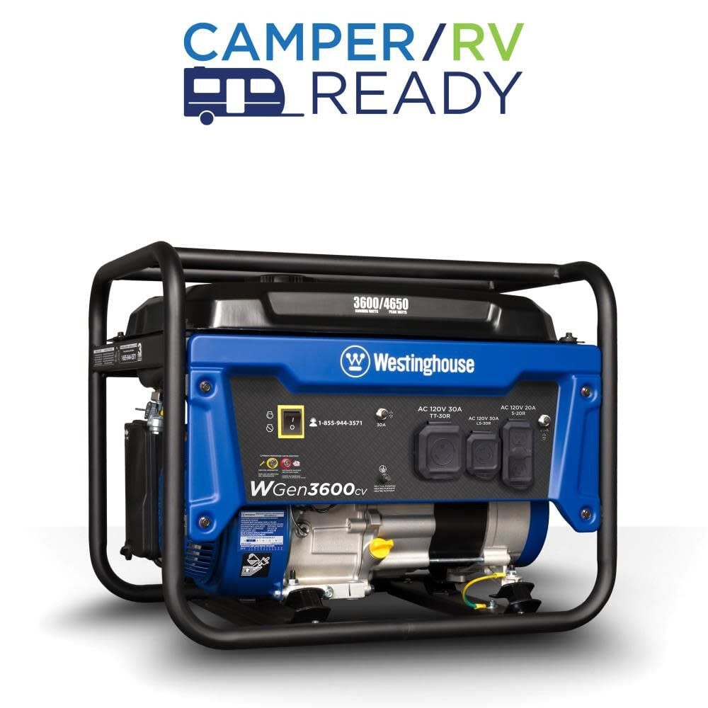 Westinghouse Outdoor Power 4,650 Watt Gas Powered 49-State Portable Generator