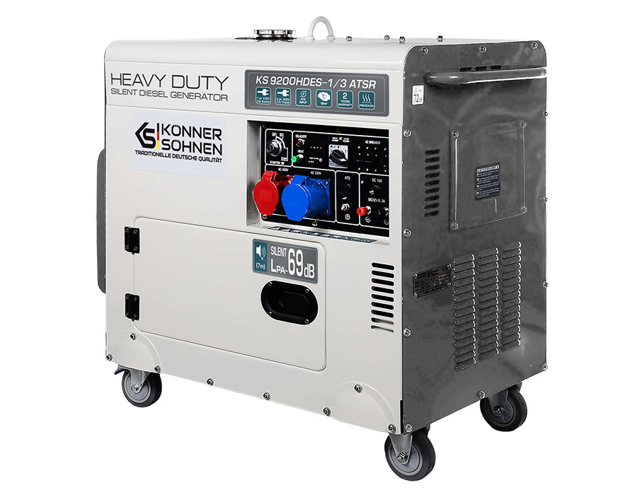Ks9200hdes-1/3atsr Emergency Power Generator 400V Diesel Generator 7.5kw