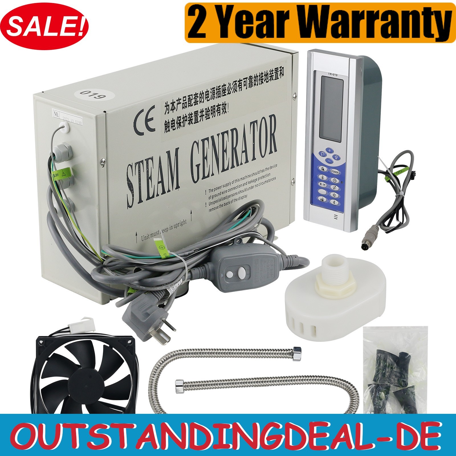 TR-019 3KW Steam Generator Sauna Bath Home SPA Shower Hot Item Set ot34