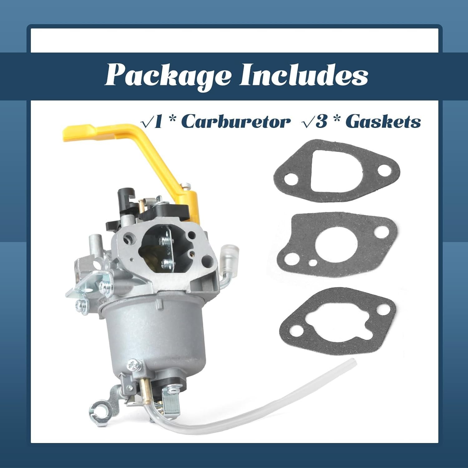 Dual Fuel Portable Generator Carburetor Kit Compatible with Westinghouse WGen…