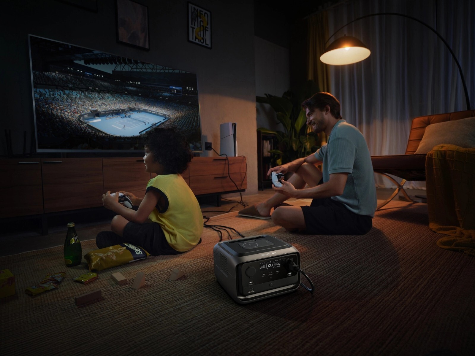 EcoFlow River 3 Plus Wireless Portable Power Station & Two RAPID 5000 Power Bank