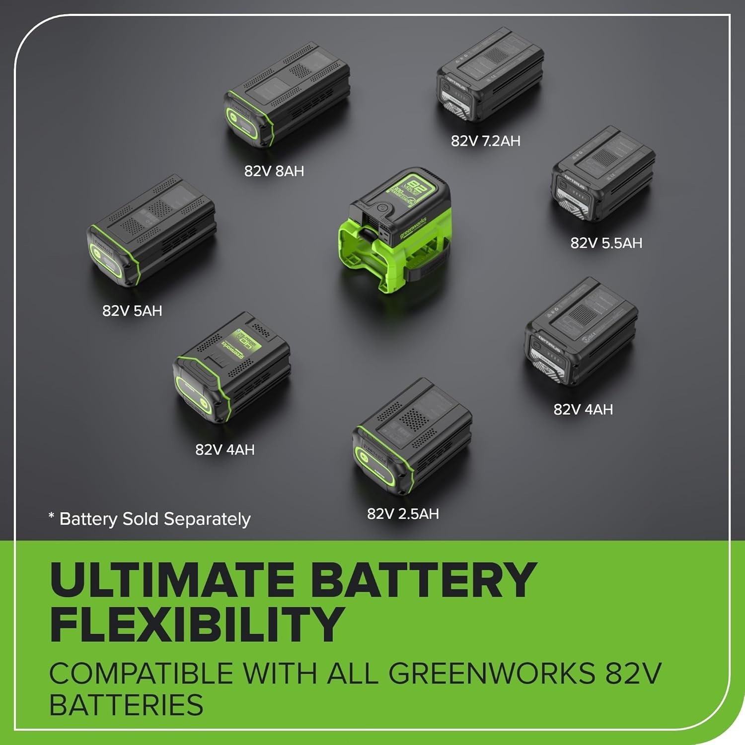 Greenworks Commercial 82PI1 82V 300W Inverter – Bare Tool