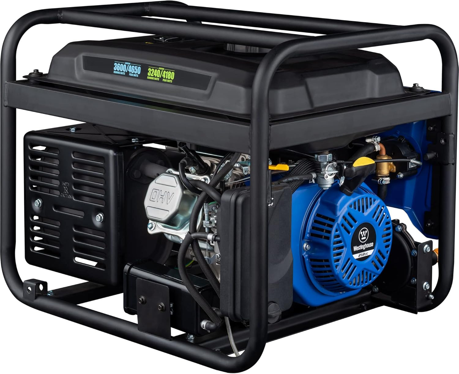 Westinghouse 4650W Dual Fuel Generator – RV Ready, Gas & Propane, CO Sensor