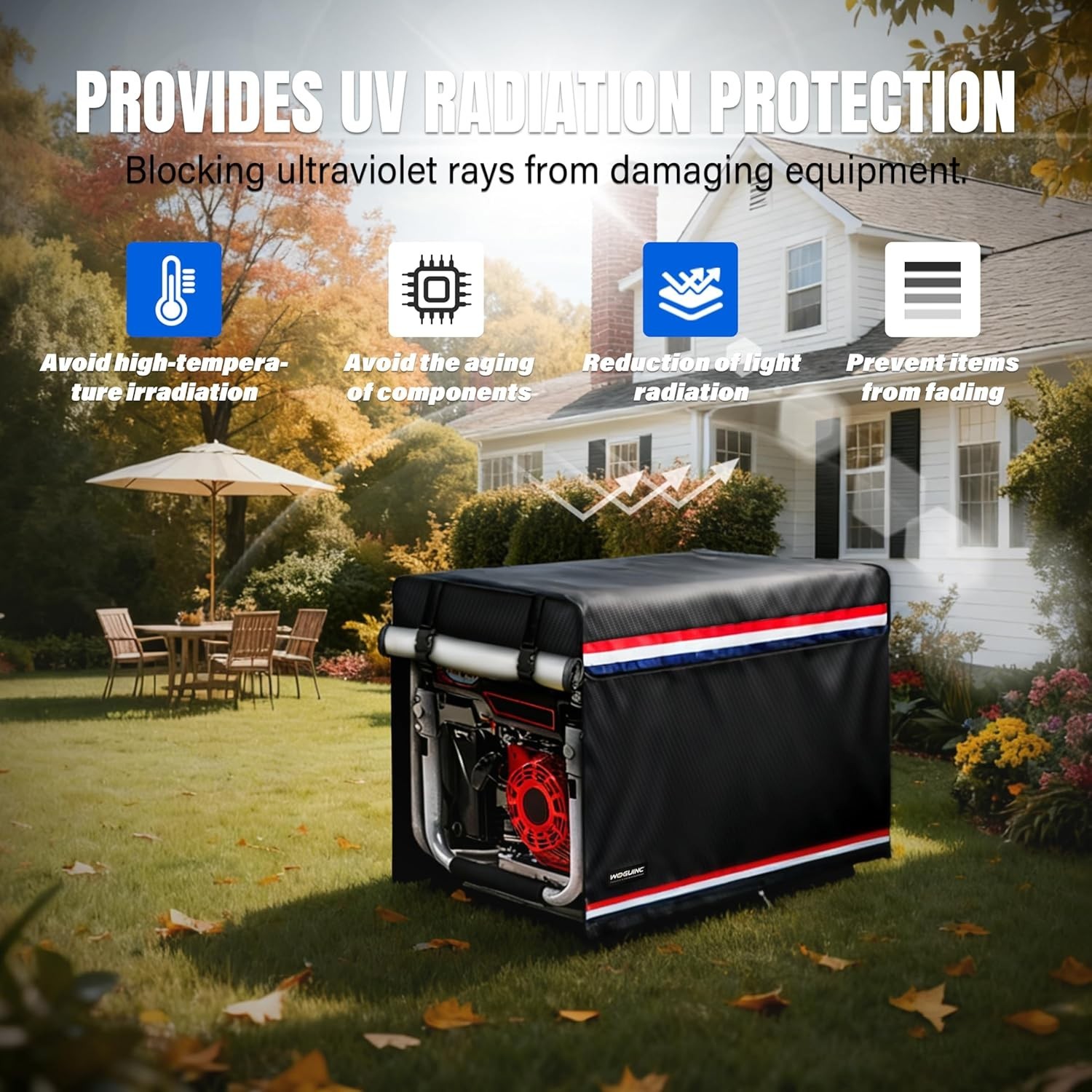 Portable Generator Covers While Running Heavy Duty Waterproof Generator Cover
