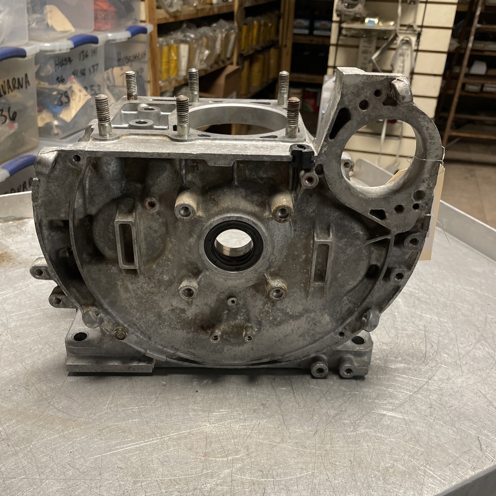 OEM GOOD USED KAWASAKI KF-100D 397cc GENERATOR CYLINDER BLOCK ASSEMBLY