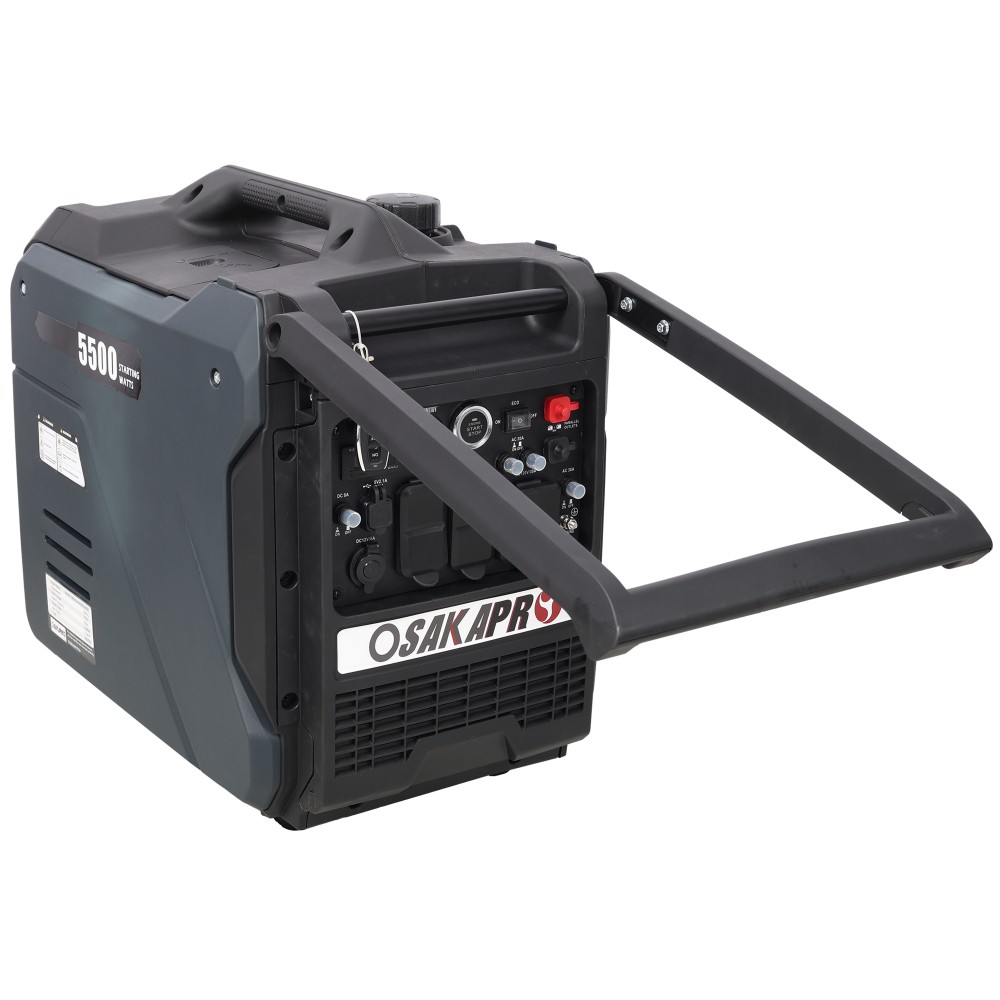 5500W Dual Fuel Inverter Generator w/ Remote Start, CO Sensor & Wheels