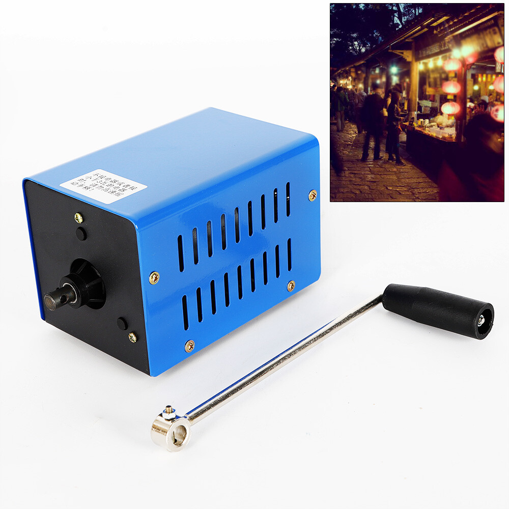 Portable Hand Manual Crank 20W Emergency Power Generator Electric USB Charger US