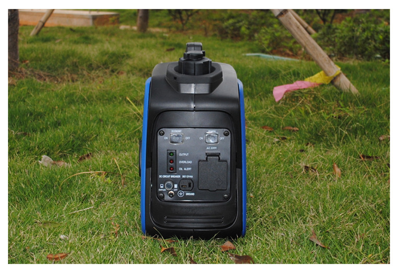 220V Portable Silent Camping Gasoline Power Inverter Generator Set 800W Y
