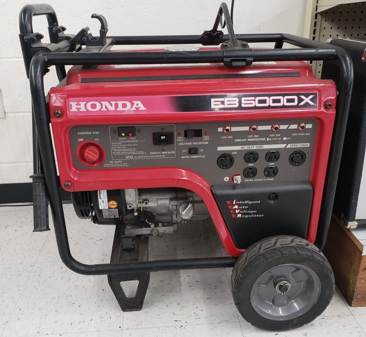 Honda eb5000x generator Red, Industrial Grade