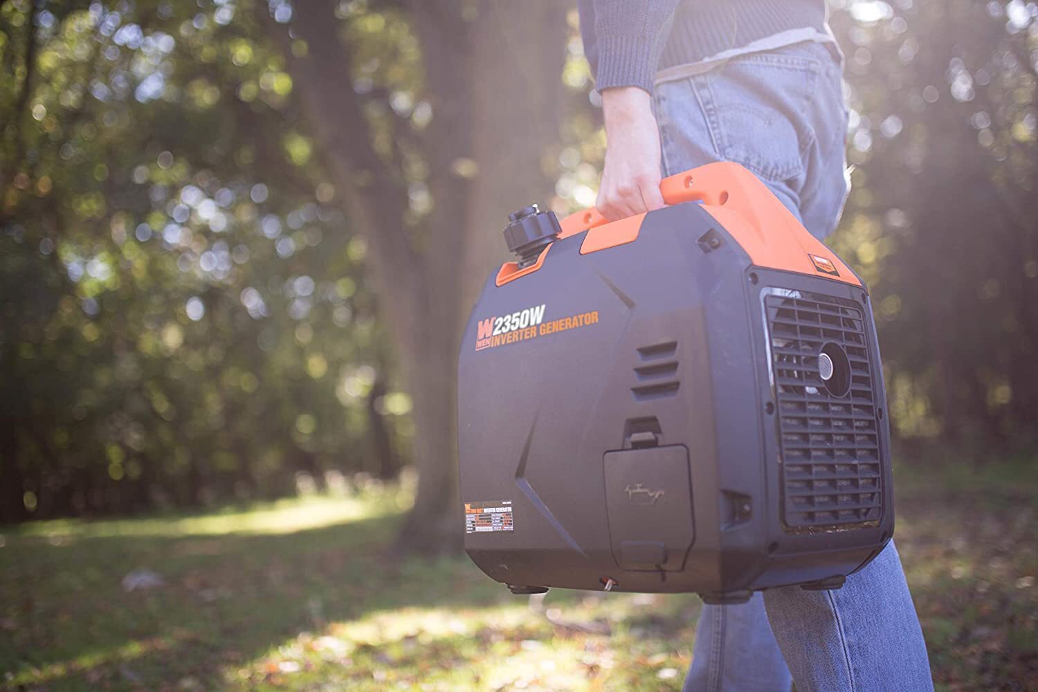WEN 56235i Super Quiet 2350-Watt Portable Inverter Generator with Fuel Shut Off
