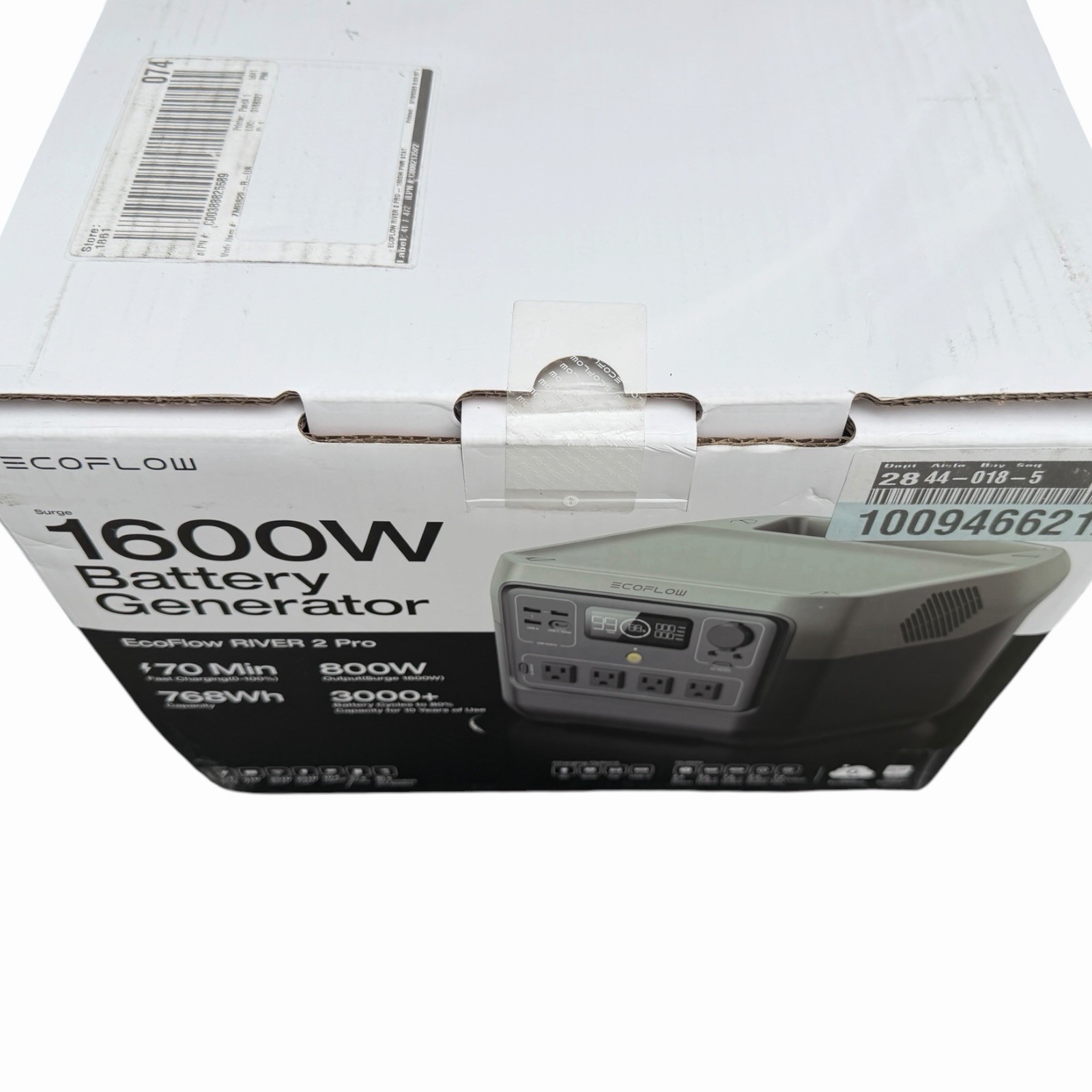 EcoFlow RIVER 2 Pro Portable Power Station 768Wh 800W Battery Generator