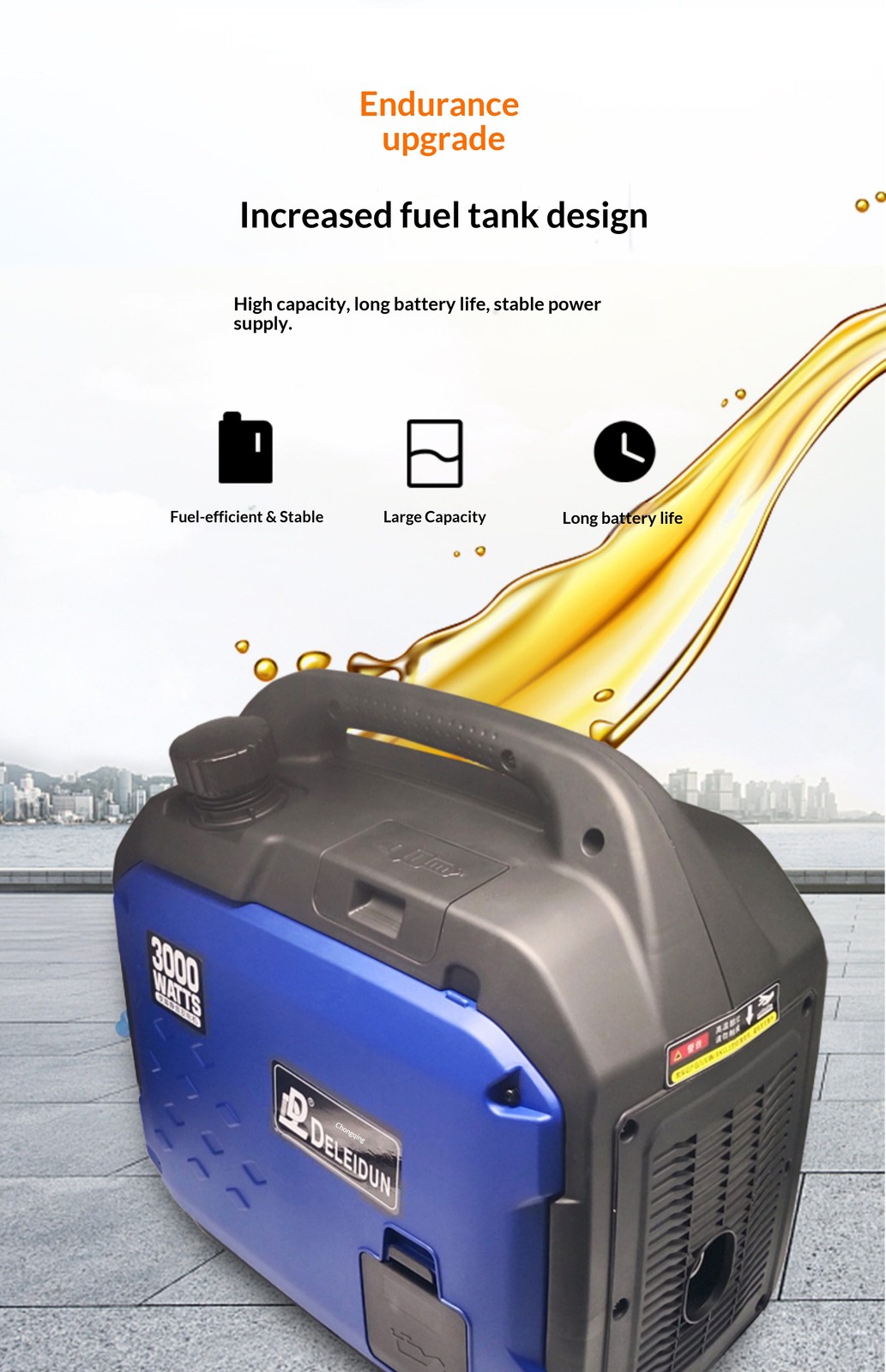 12V Parking Generator DC Inverter Truck Parking Air Conditioning Generator