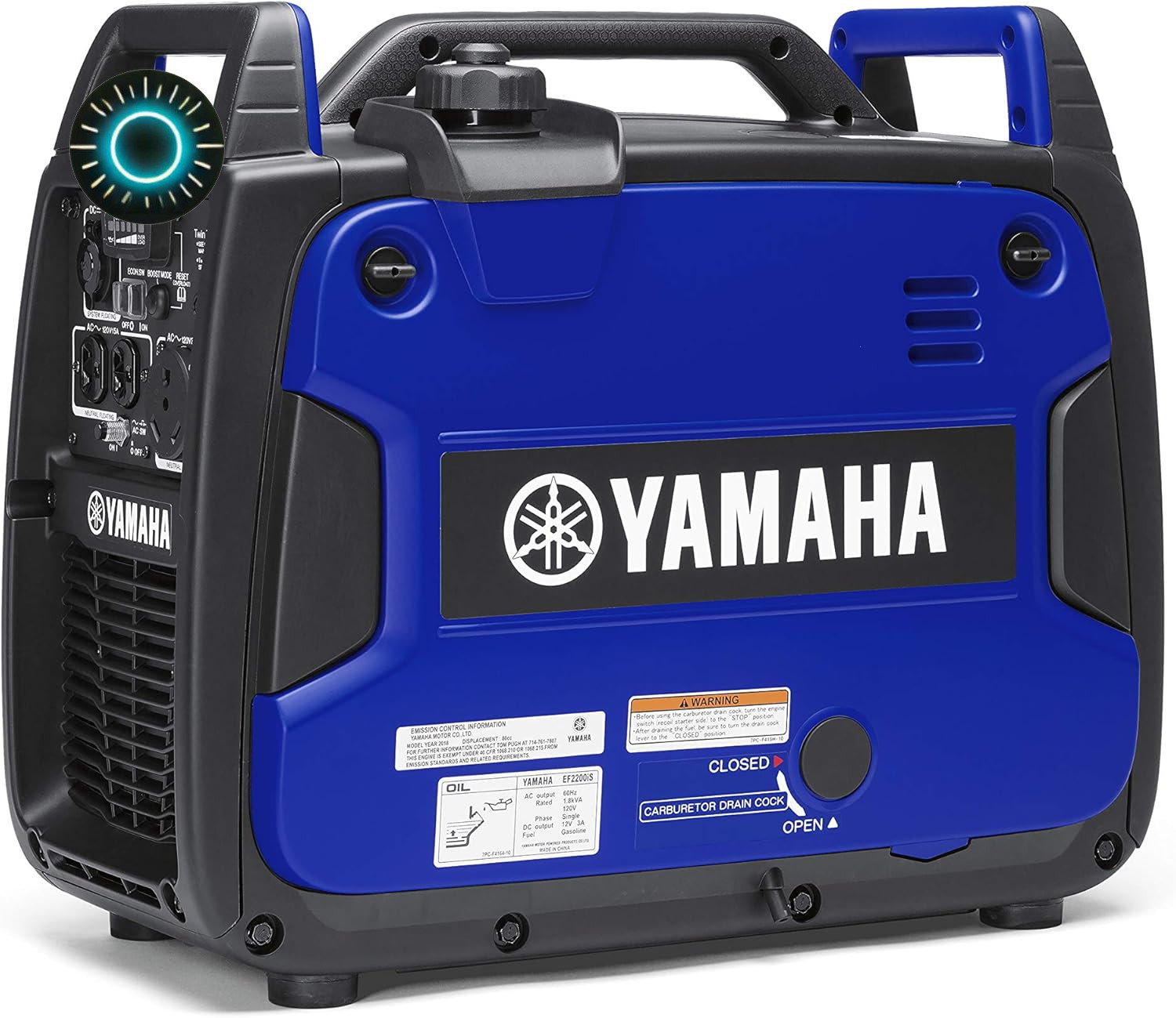 Ef2200Is Inverter Generator 2200 Watts Blue Powerful Yamaha 79cc Engine Provides