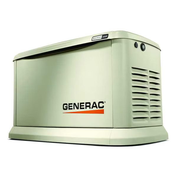 Generac Automatic Standby Generator, Series, 22kW LP/19kW NG, Air Cooled,
