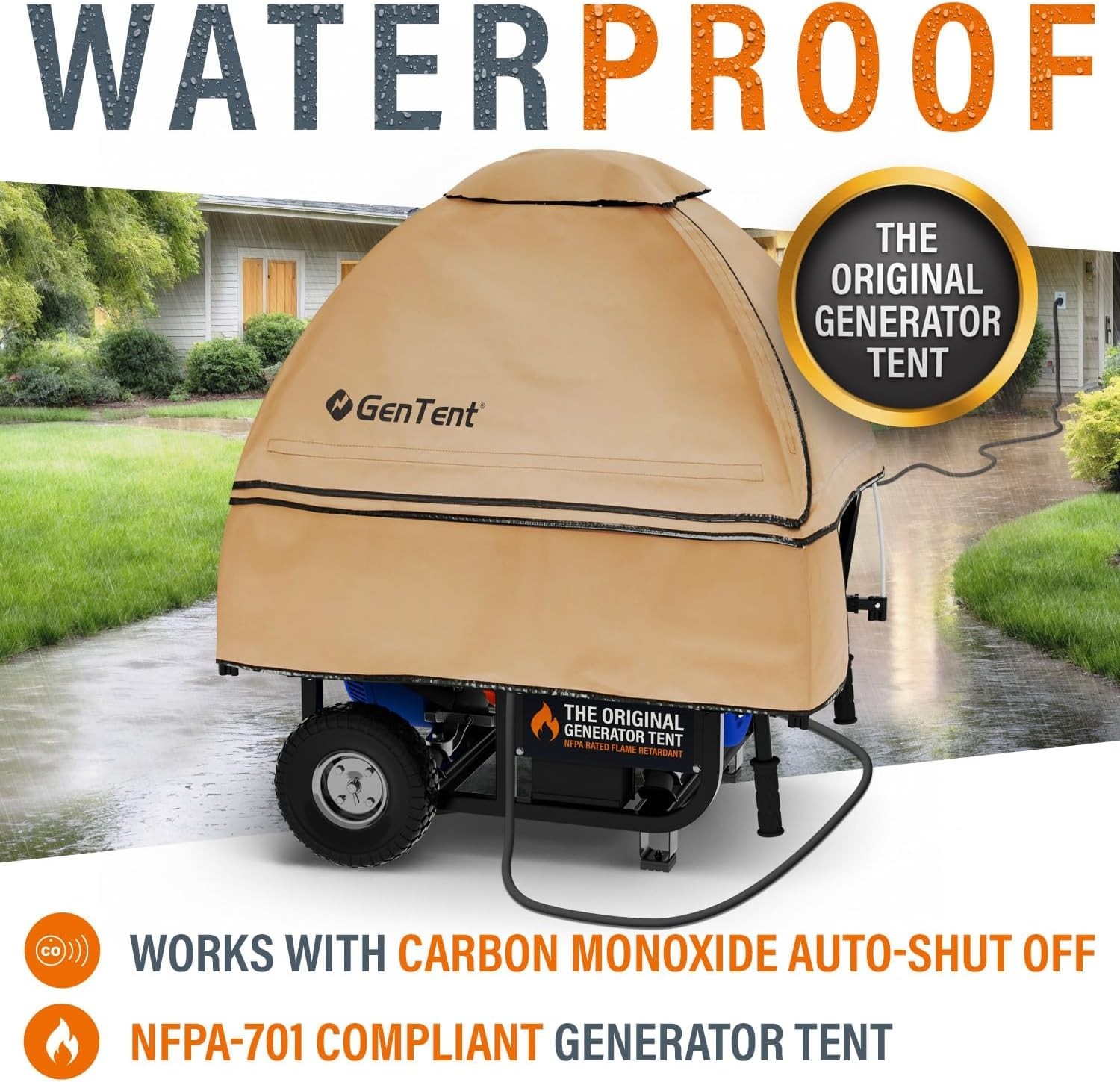 Universal Generator Tent Cover – Tan