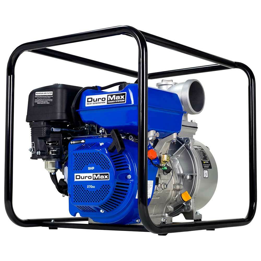 DuroMax XP904WP 427-Gpm 4″ Gasoline Engine Portable Water Pump