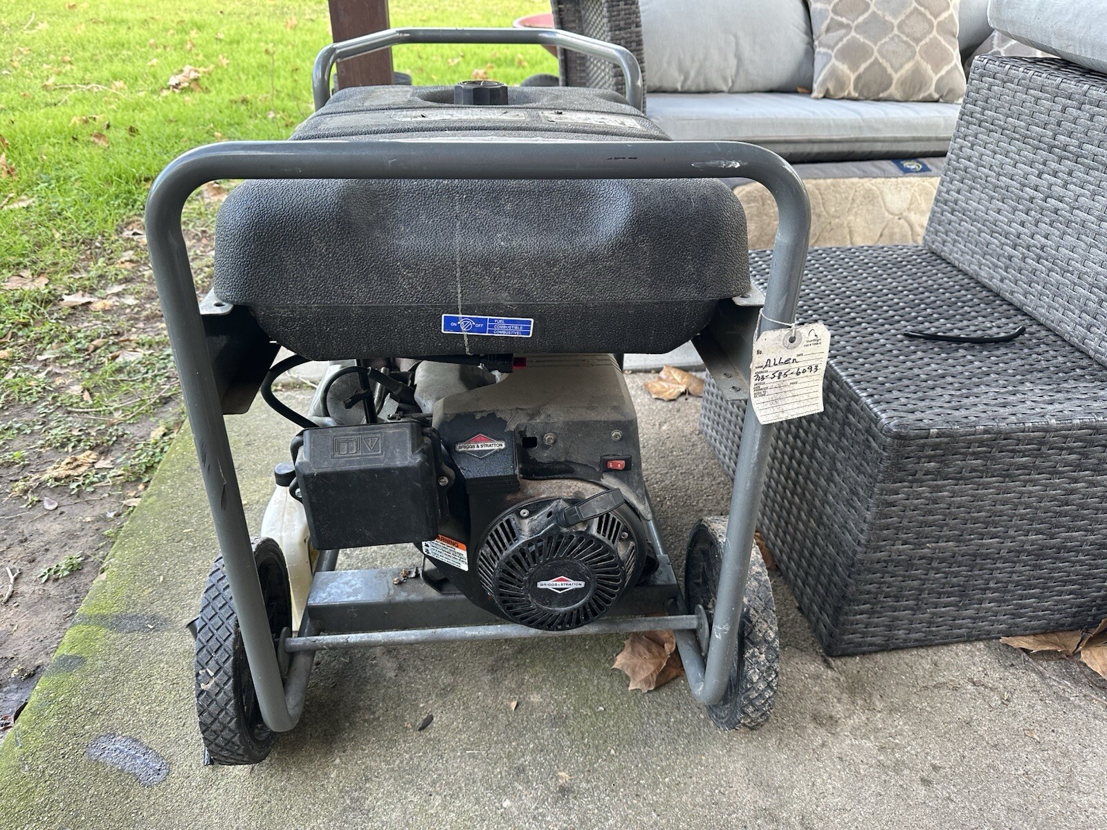 Generator (Running Great) Briggs & Stratton 5500 W