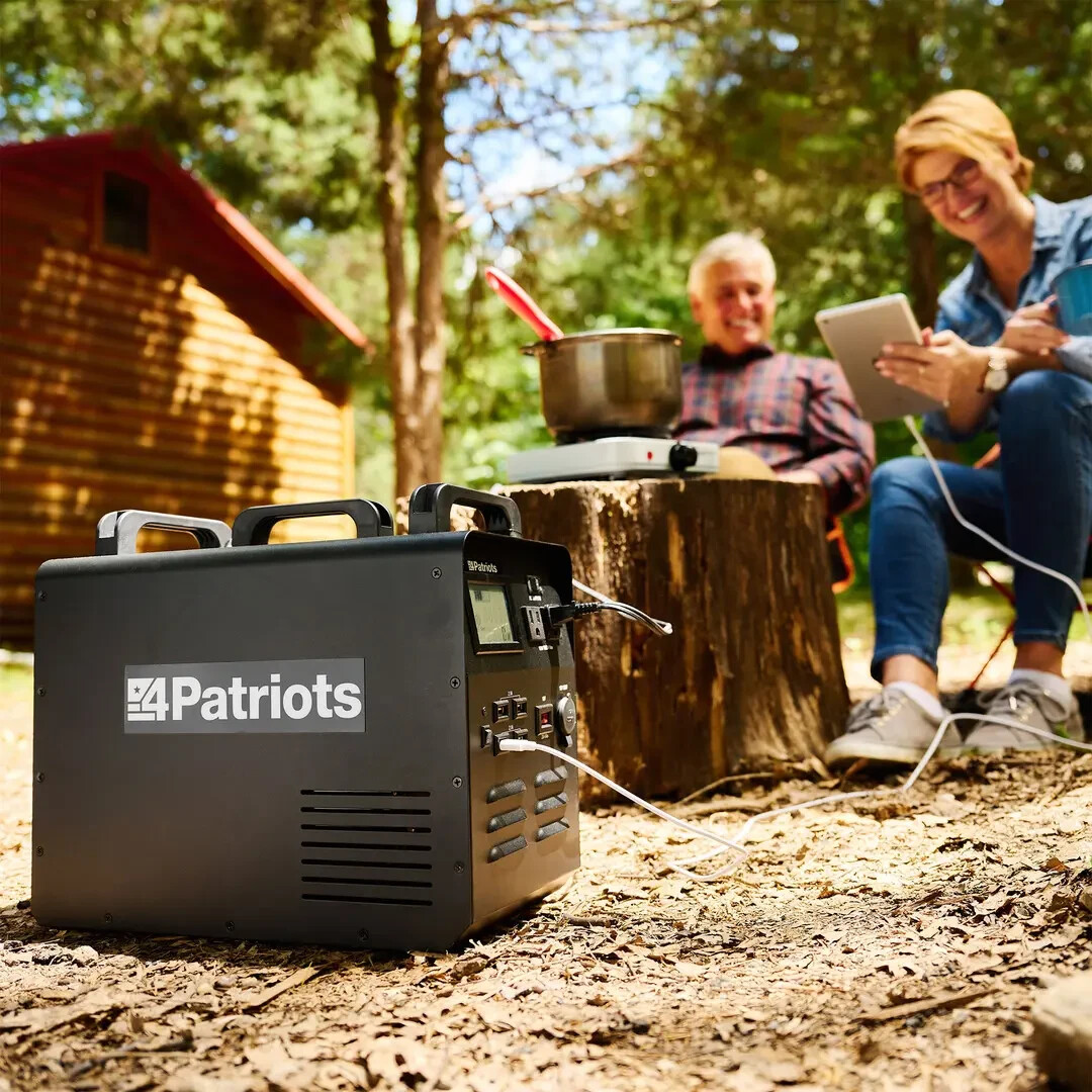4Patriots Patriot Power 1500 Watt Solar Generator – Solar Panel Not included.