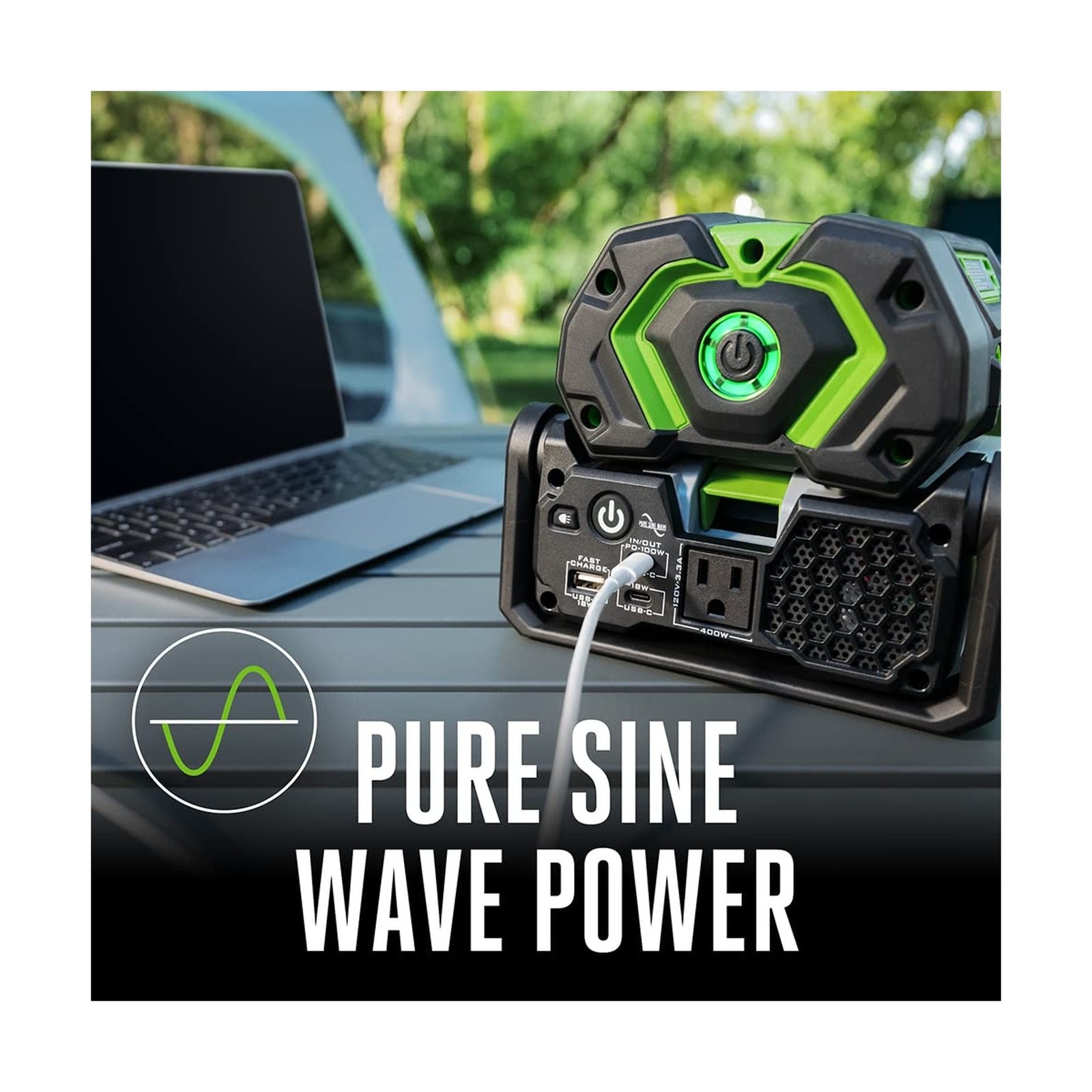 EGO POWER+ Portable Inverter, 400W, Power Inverter Generator, Quiet. Battery …
