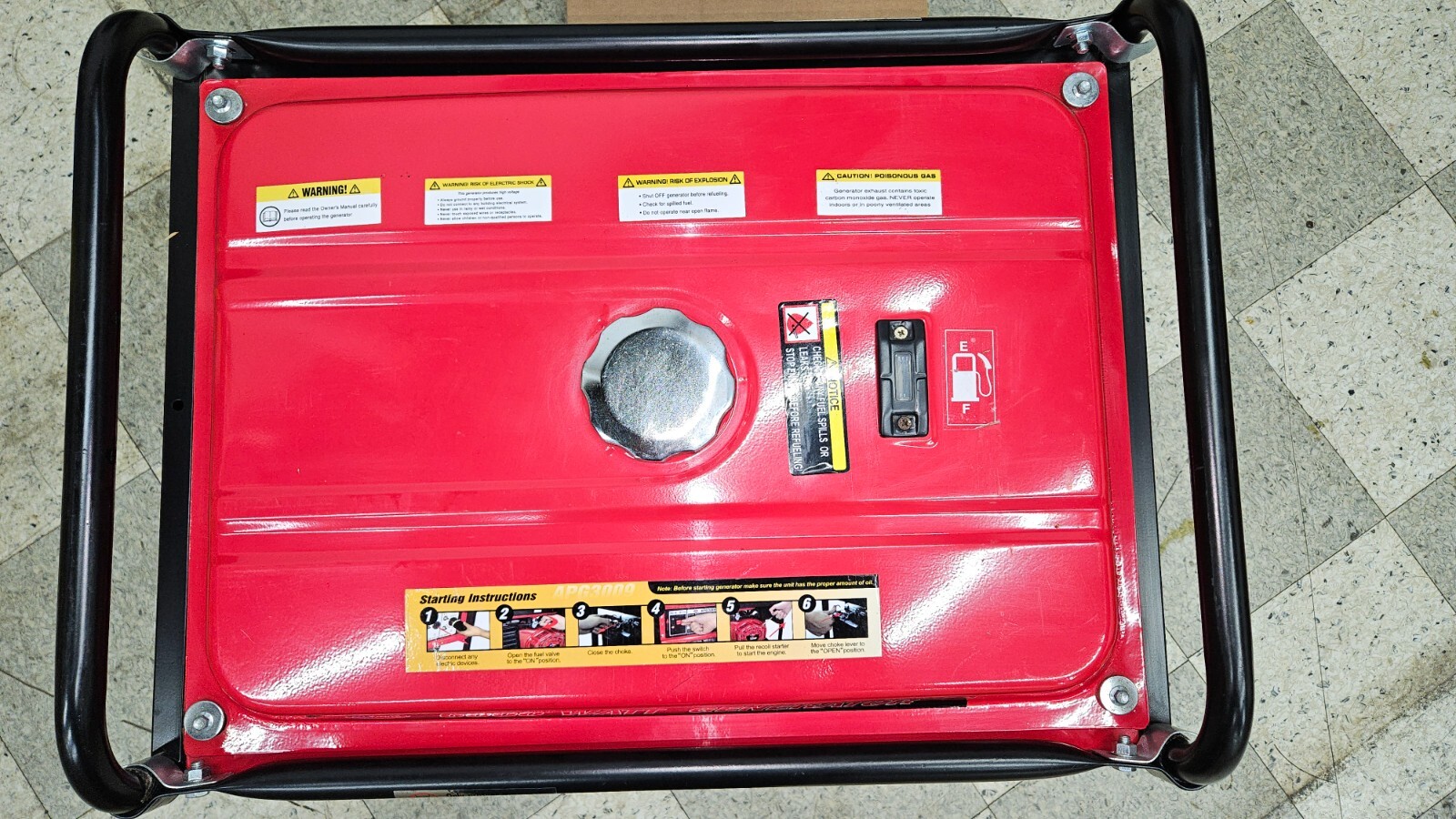 All Power Generator 6000 Watt. MINT. Tested. Fully Functional. Very Low Hours.