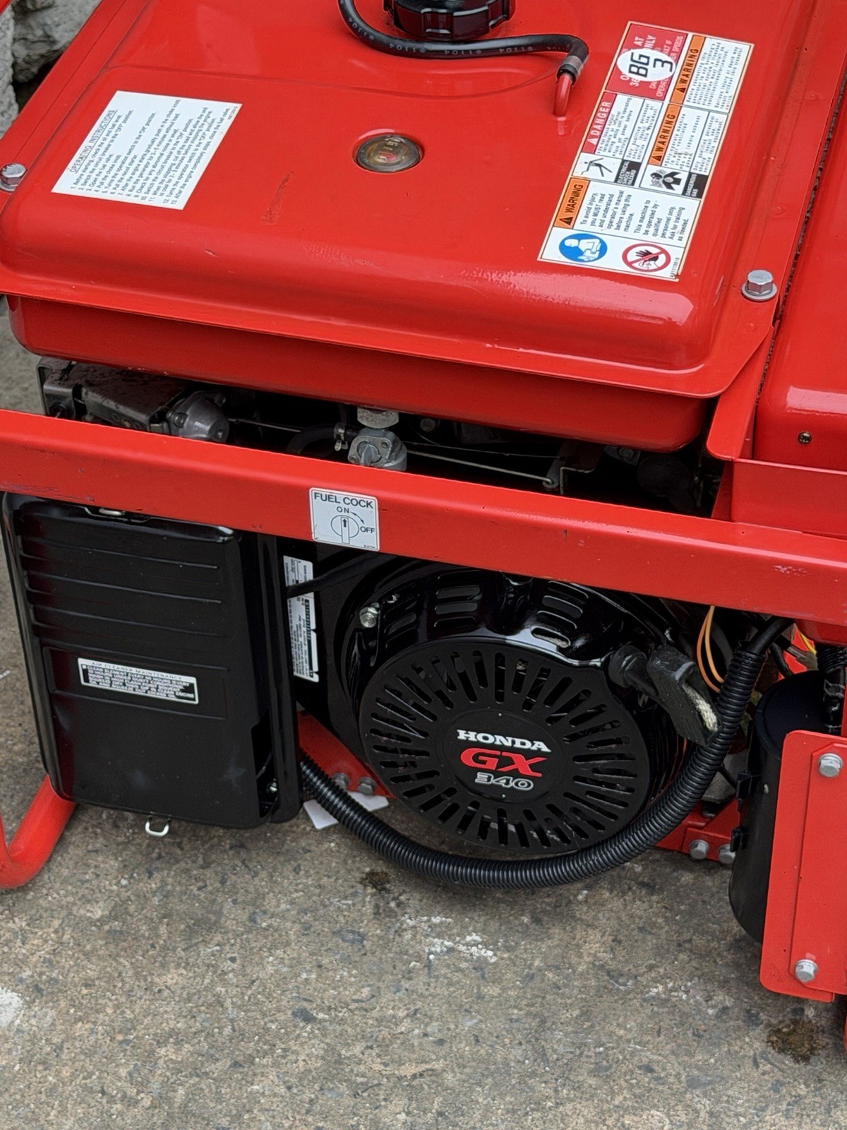 Multiquip MQ Generator GA-6HR 6000 Watts 120/240V Honda Motor Works Great MINT