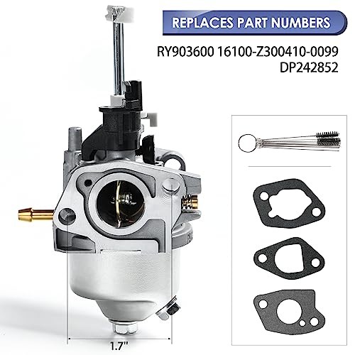 Carburetor Kit for Ryobi RY903600 3600W 4500W Generator 212cc Homelite DP242852