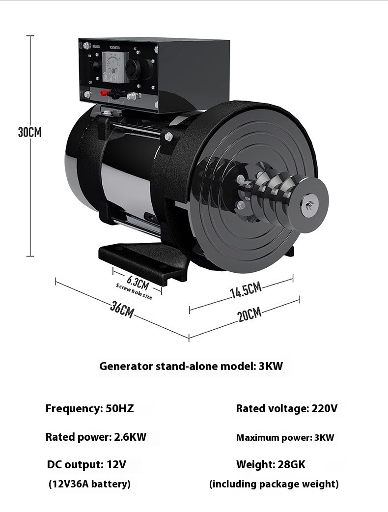 High Power Small Generator Generator Frequency 50HZ Diesel Generating Set 10KW