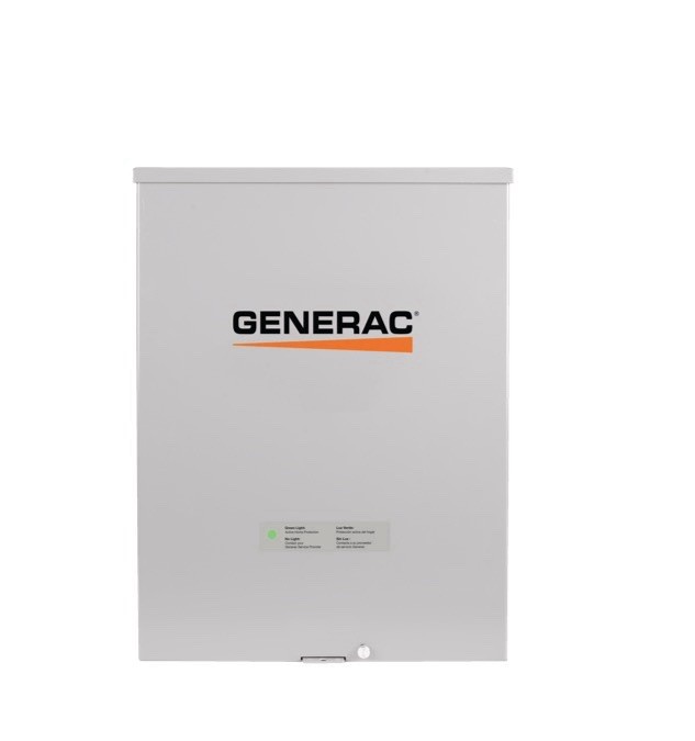GENERAC RXSW100A3 100A 120/240 1P AUTO TRANSFER SWITCH SERVICE ENTRANCE RATED 3R