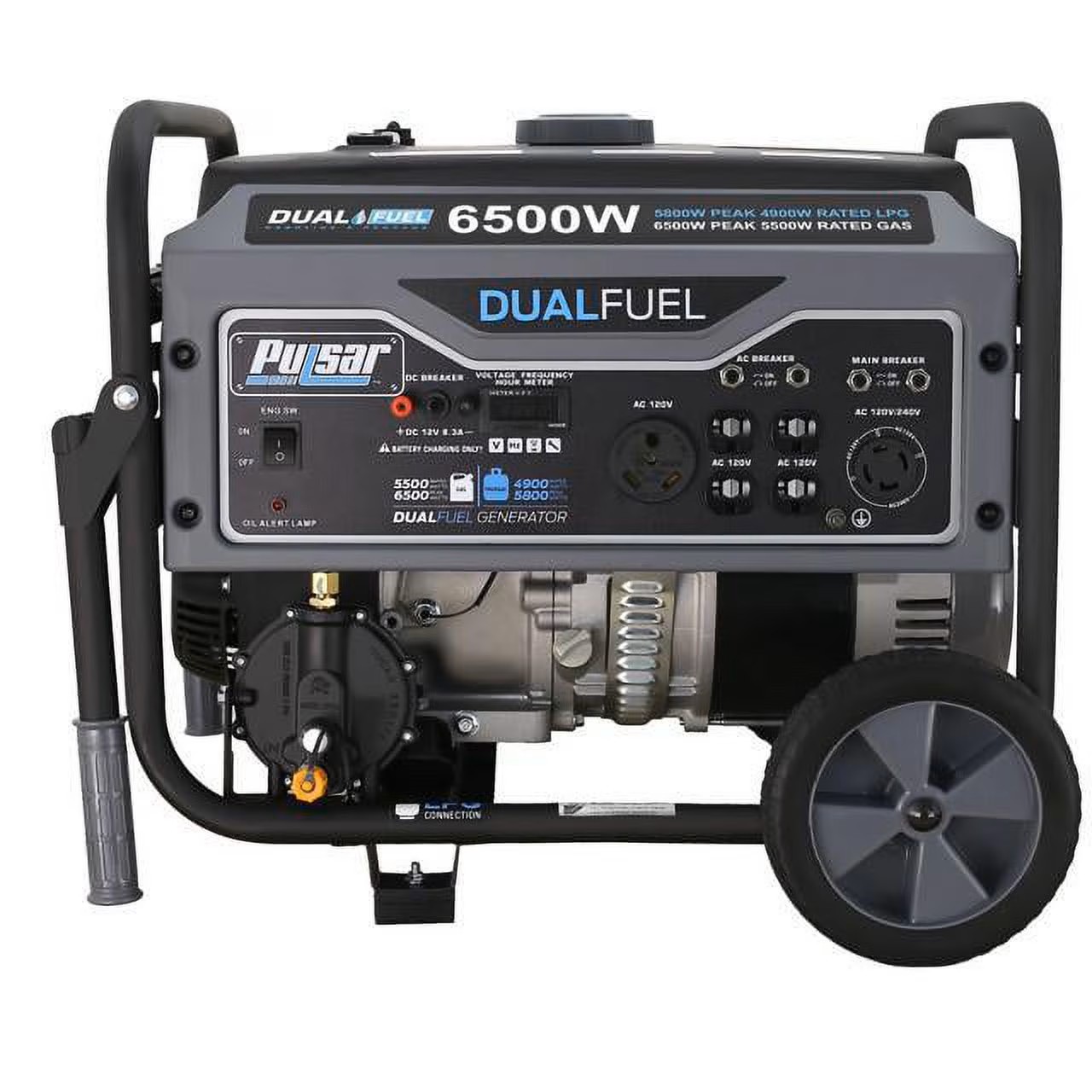 Pulsar G65BN dual fuel portable power generator