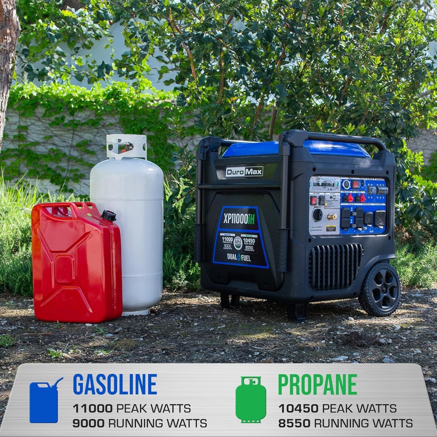 XP11000iH 11,000-Watt Dual Fuel Portable Digital Inverter Generator – Gas & Prop