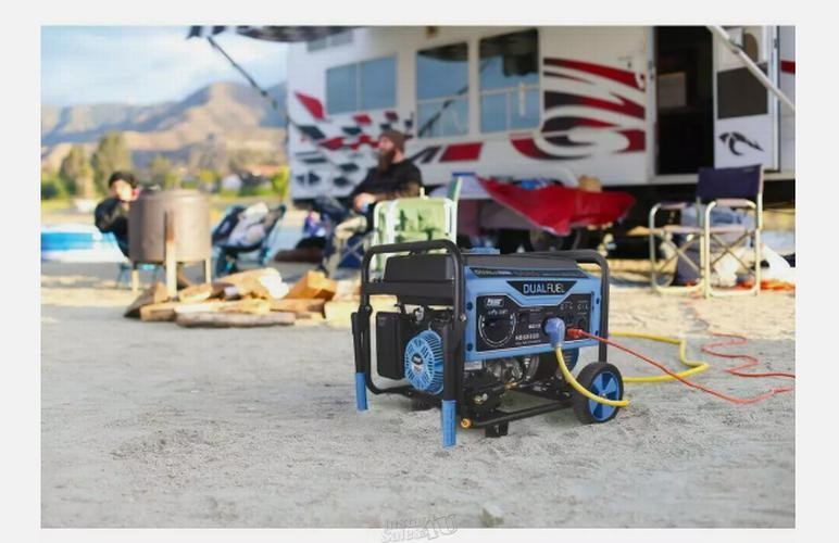 Pulsar 6580W Portable RV Ready Dual Fuel Gas Powered Generator Wheel Kit HD6580B