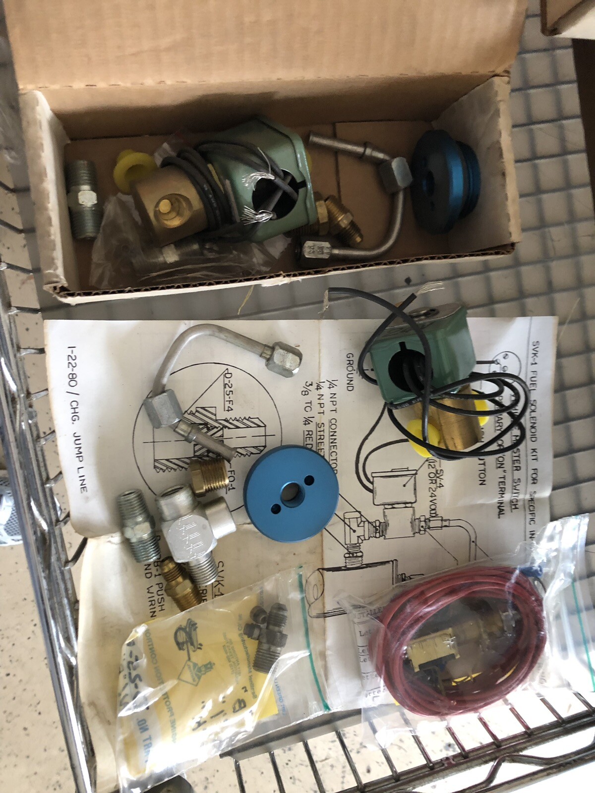Sentinel SVK-1 Fuel Solenoid Kit & Extra Parts For caterpillar ?? (b2