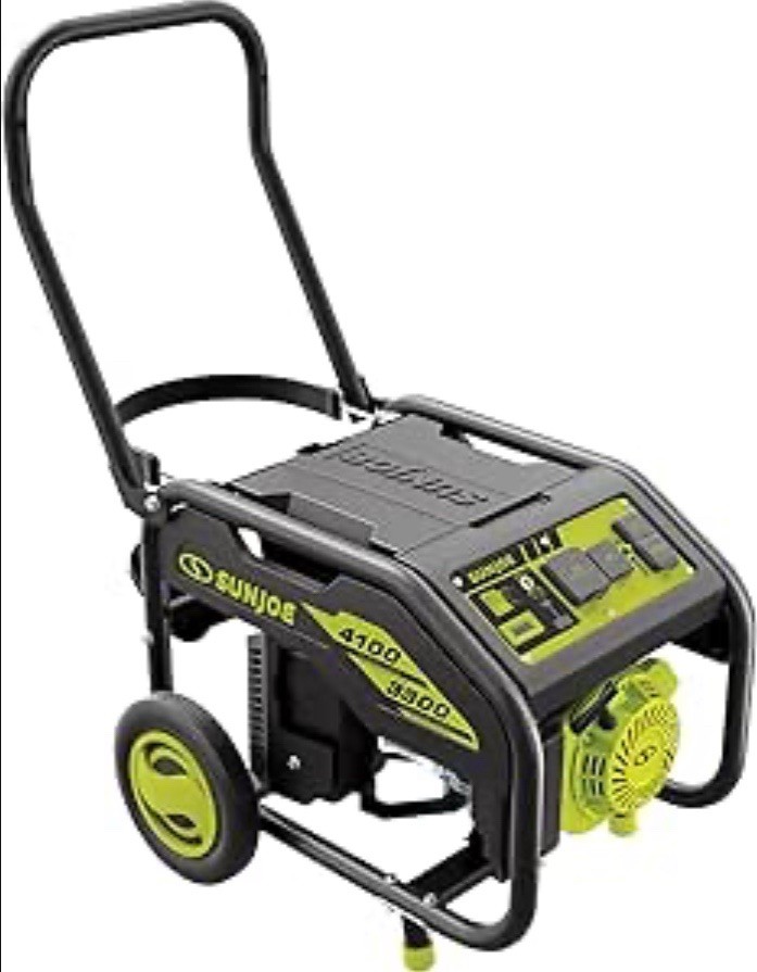 Sun Joe 4100 Watt Portable Propane Generator Plus Electric Start SJG4100LP