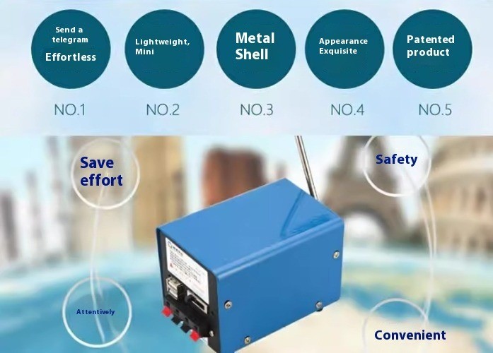 Portable Hand-Crank Generator for Outdoor Use Compact Household High-Power Model