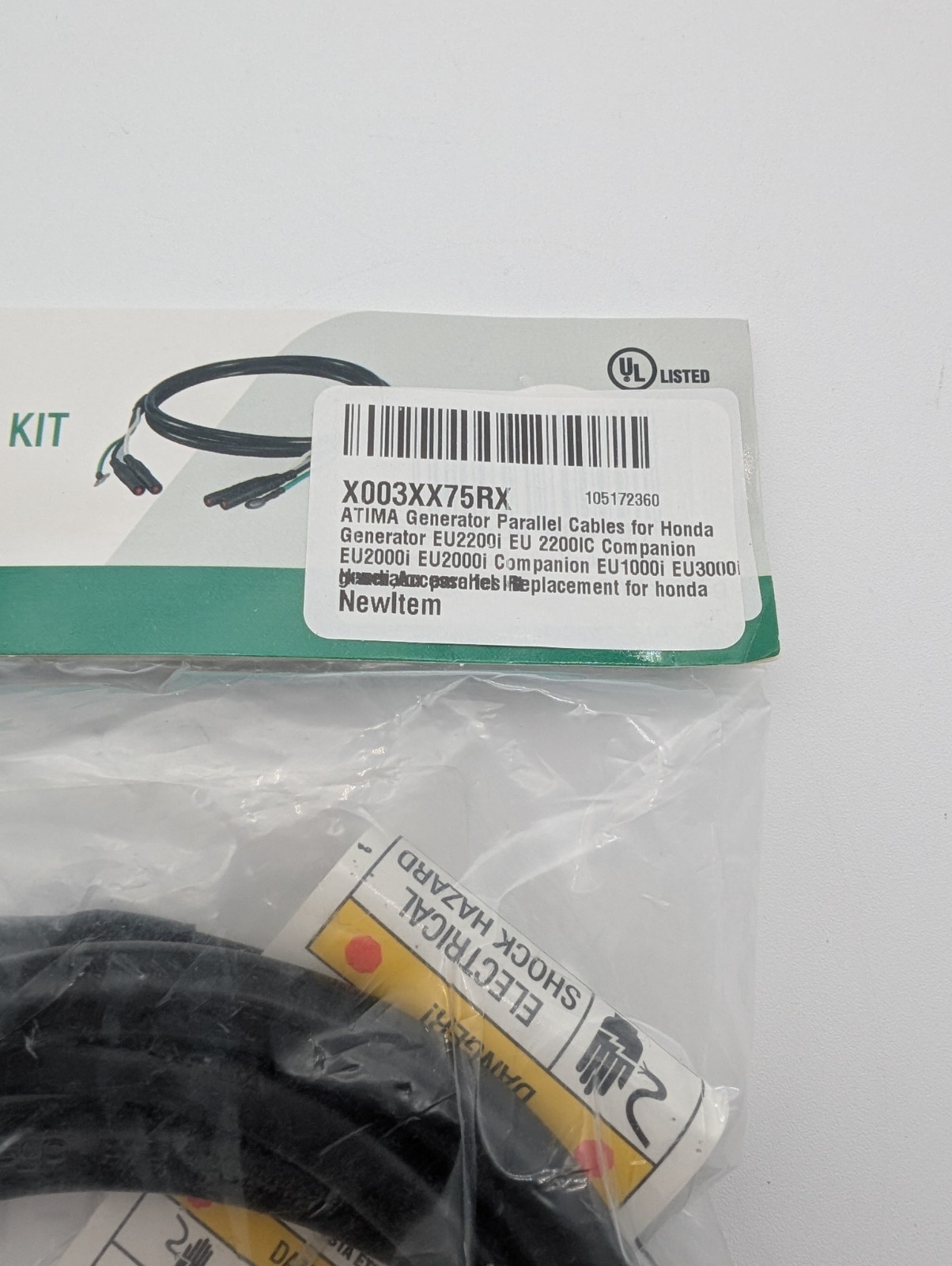 Atima Generator Parallel Cable Honda Generator EU2200i EU2200i Item AT HPR1000