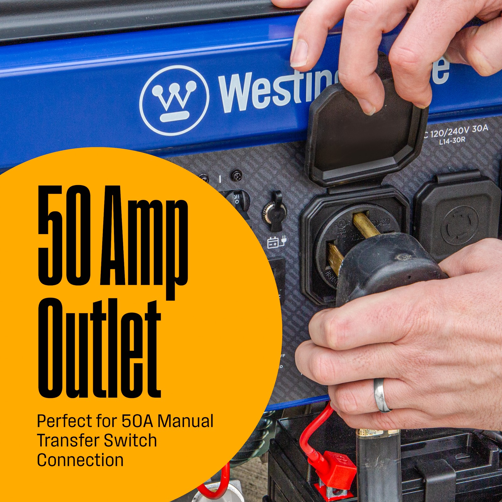 Refurbished Westinghouse Generator Model WGen9500TFc Tri Fuel
