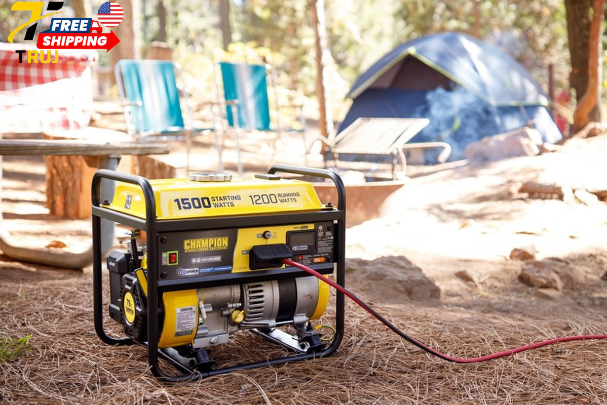 1200 Watt Portable Generator with CO Shield