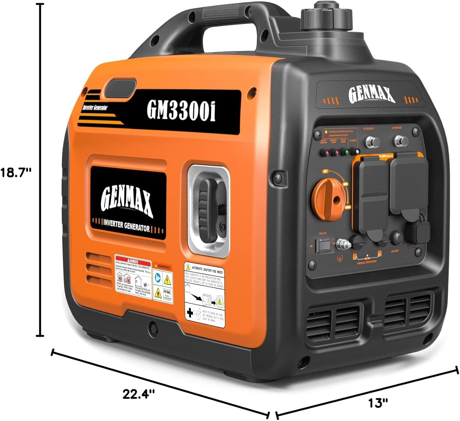 GENMAX Generator?Epa Compliant, Eco-Mode Feature, Ultra Lightweight for Backup H