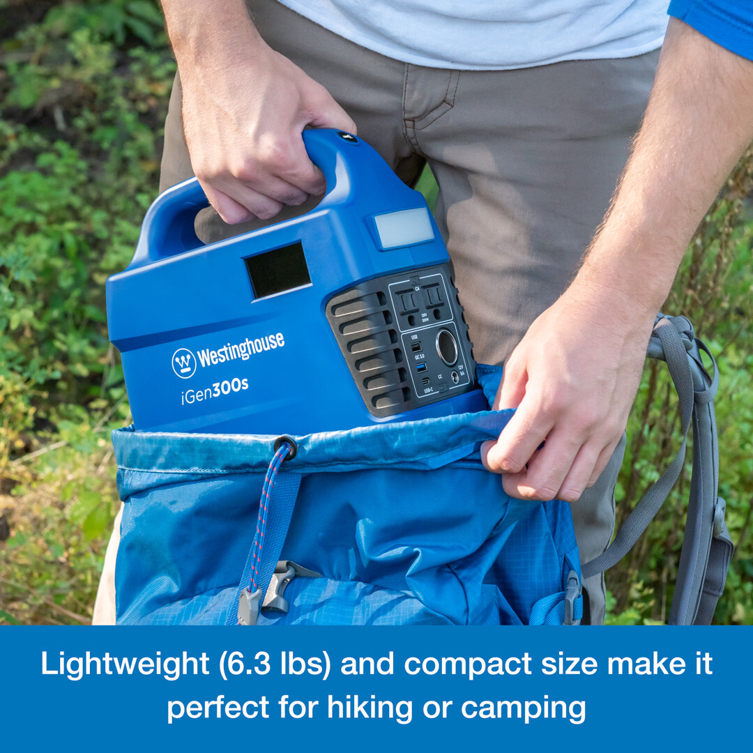 Westinghouse Certified Refurbished iGen300s Portable Power Station