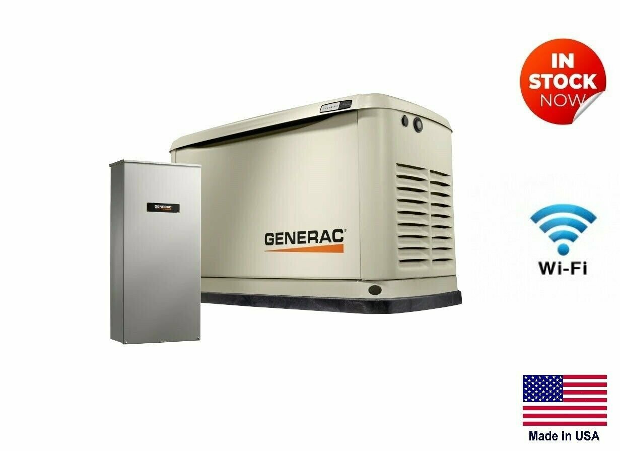STANDBY GENERATOR – LP & NG Fired – 26 kW – 120/240V – 200 Amp Transfer Switch