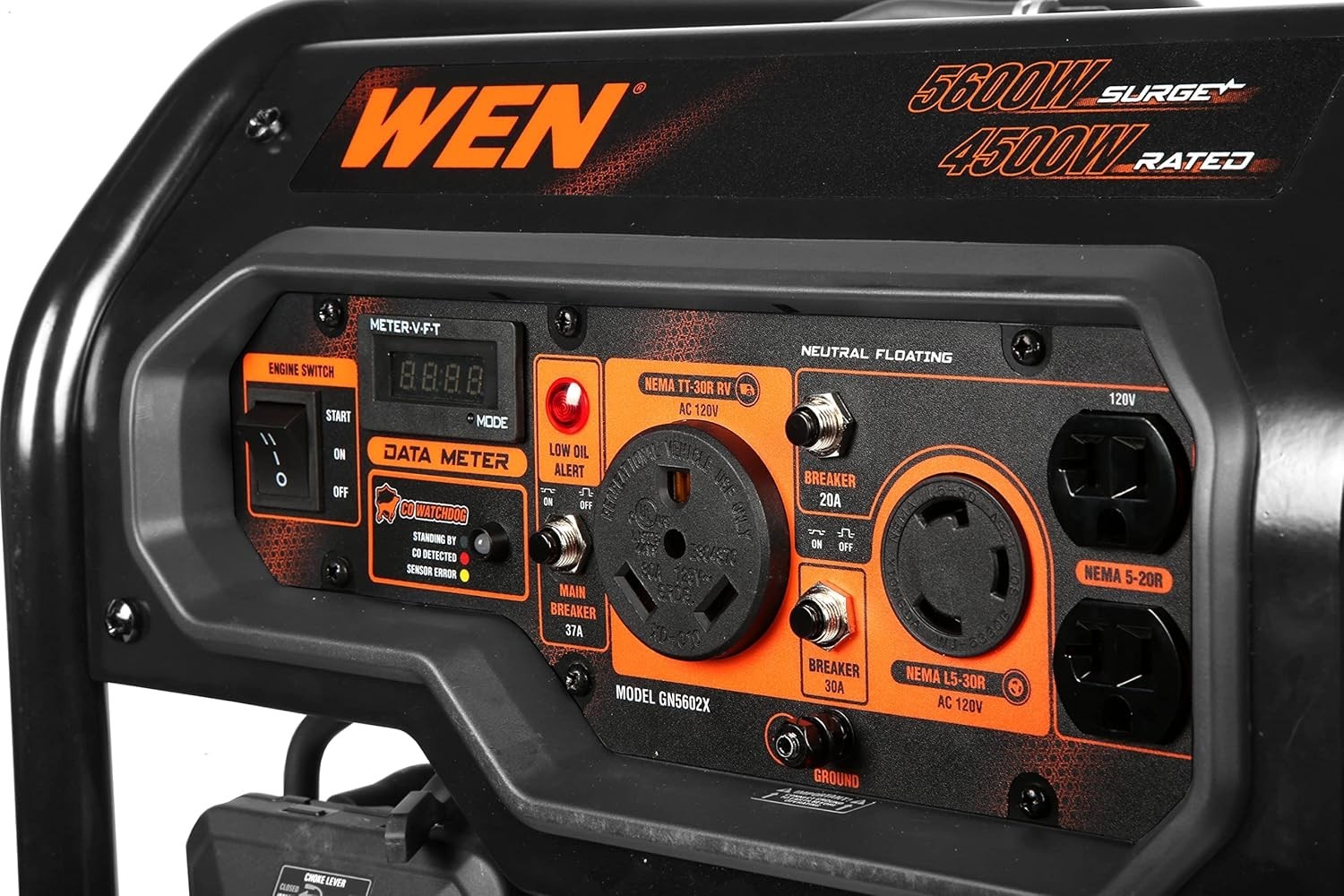 5600-Watt Portable Generator, Electric Start, 224Cc, Transfer-Switch and Rv-Read