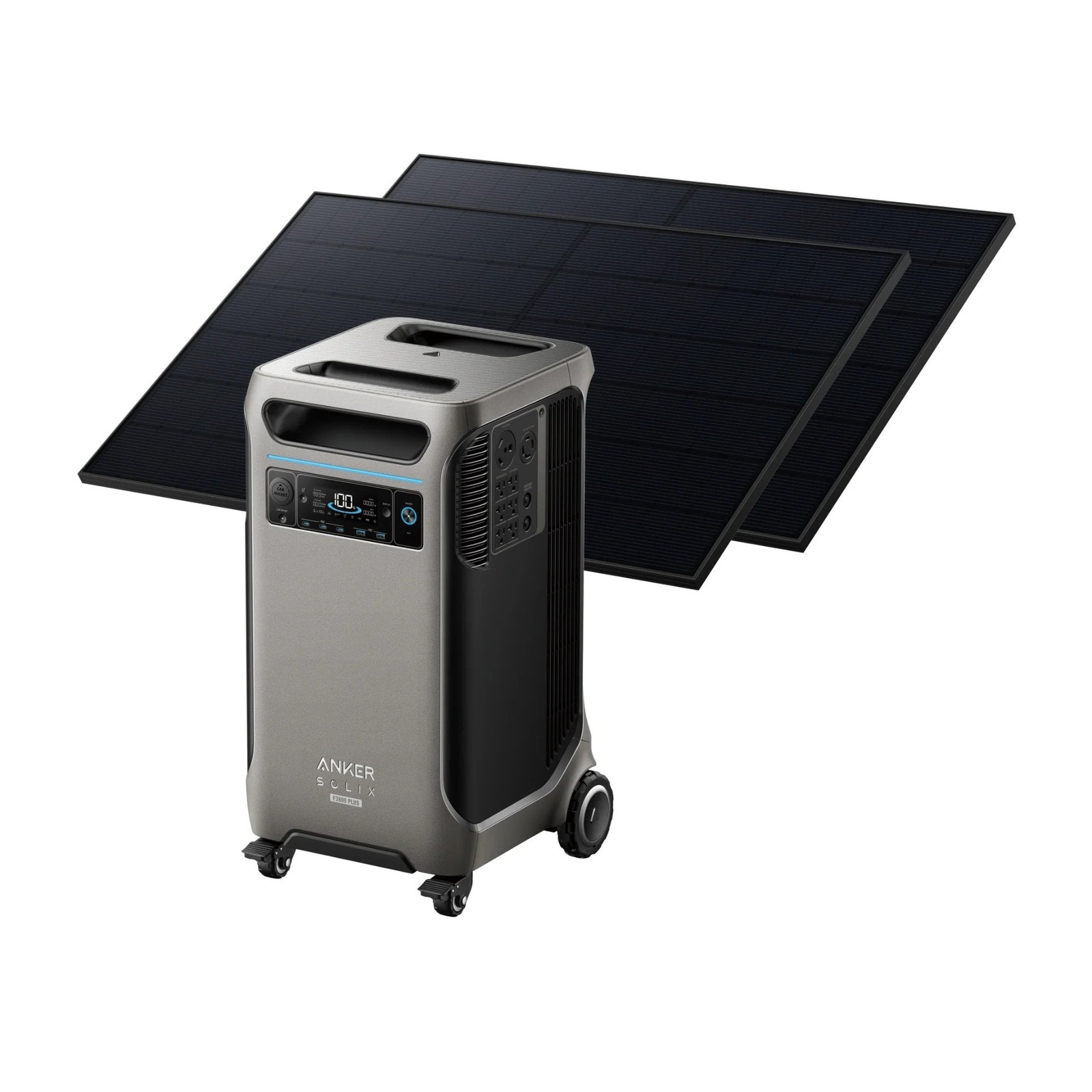 Anker SOLIX F3800 PLUS Solar Generator with 440W Rigid Solar Panel