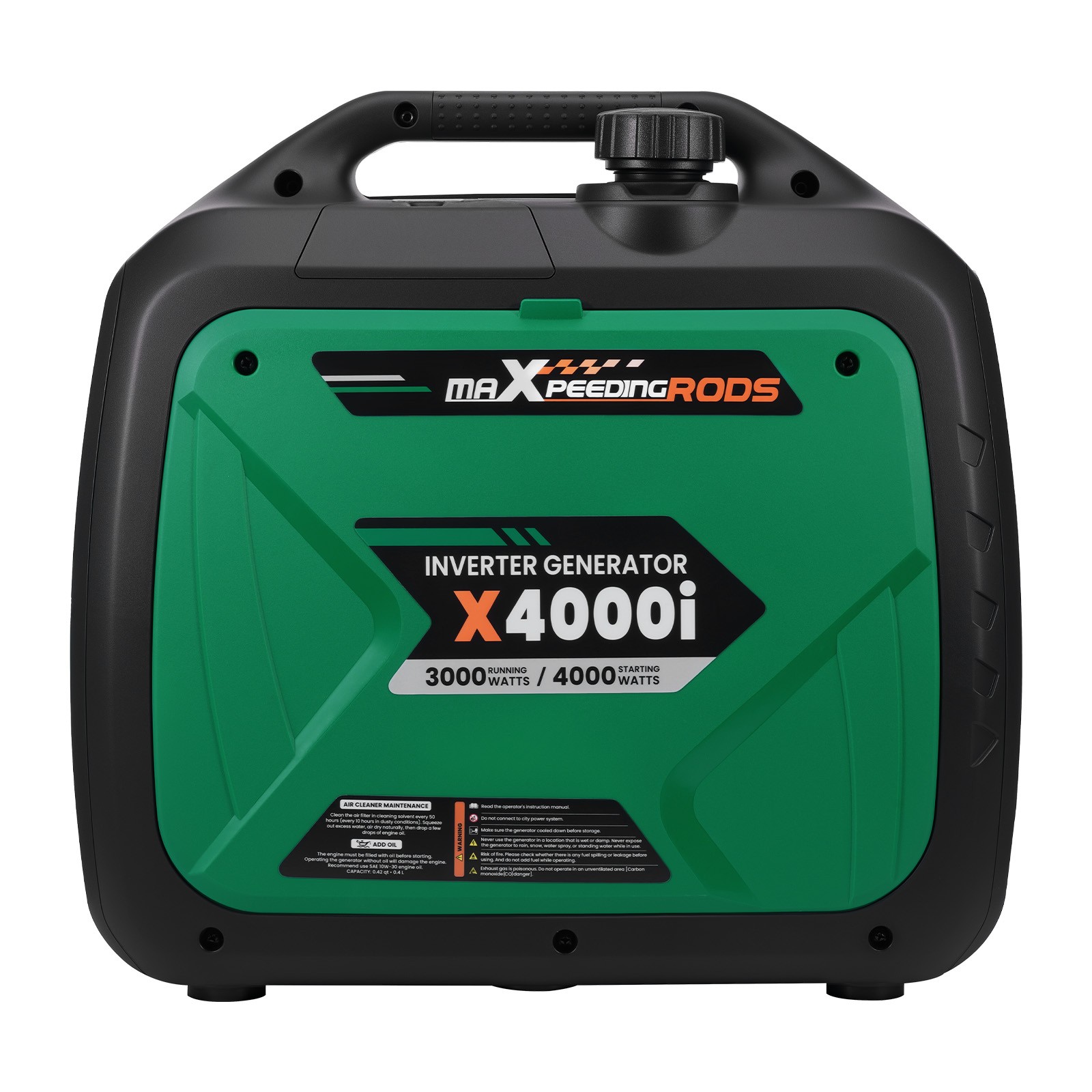 Lightweight 24kg Inverter Generator 4000W Gas Powered for Outdoor Adventures