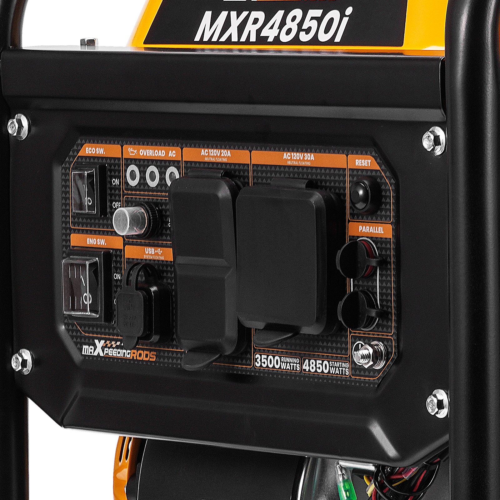 223cc Gas Powered Generator 3500W Running 4850W Peak for Camping RV Emergency